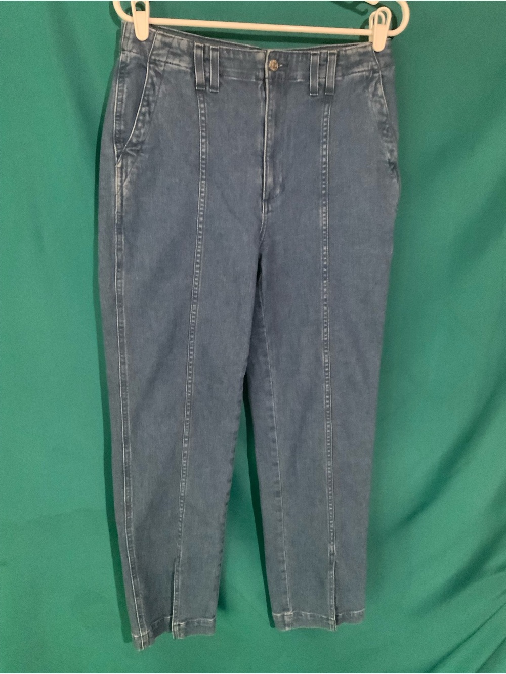 MADEWELL DENIM, THE PERFECT VINTAGE STRAIGHT JEAN IN GREENHAVEN WASH